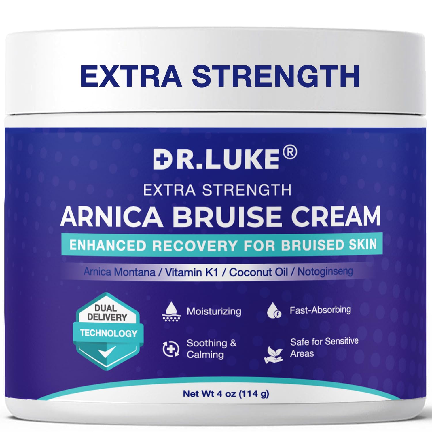 Dr. Luke Crème Arnica Contusions – tube prêt à l’emploi et peut aider à réduire les ecchymoses