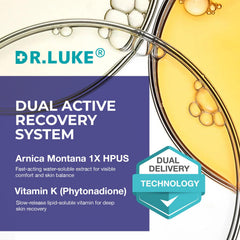 Texture lisse et soyeuse de la Crème Arnica Dr. Luke pour une couverture uniforme