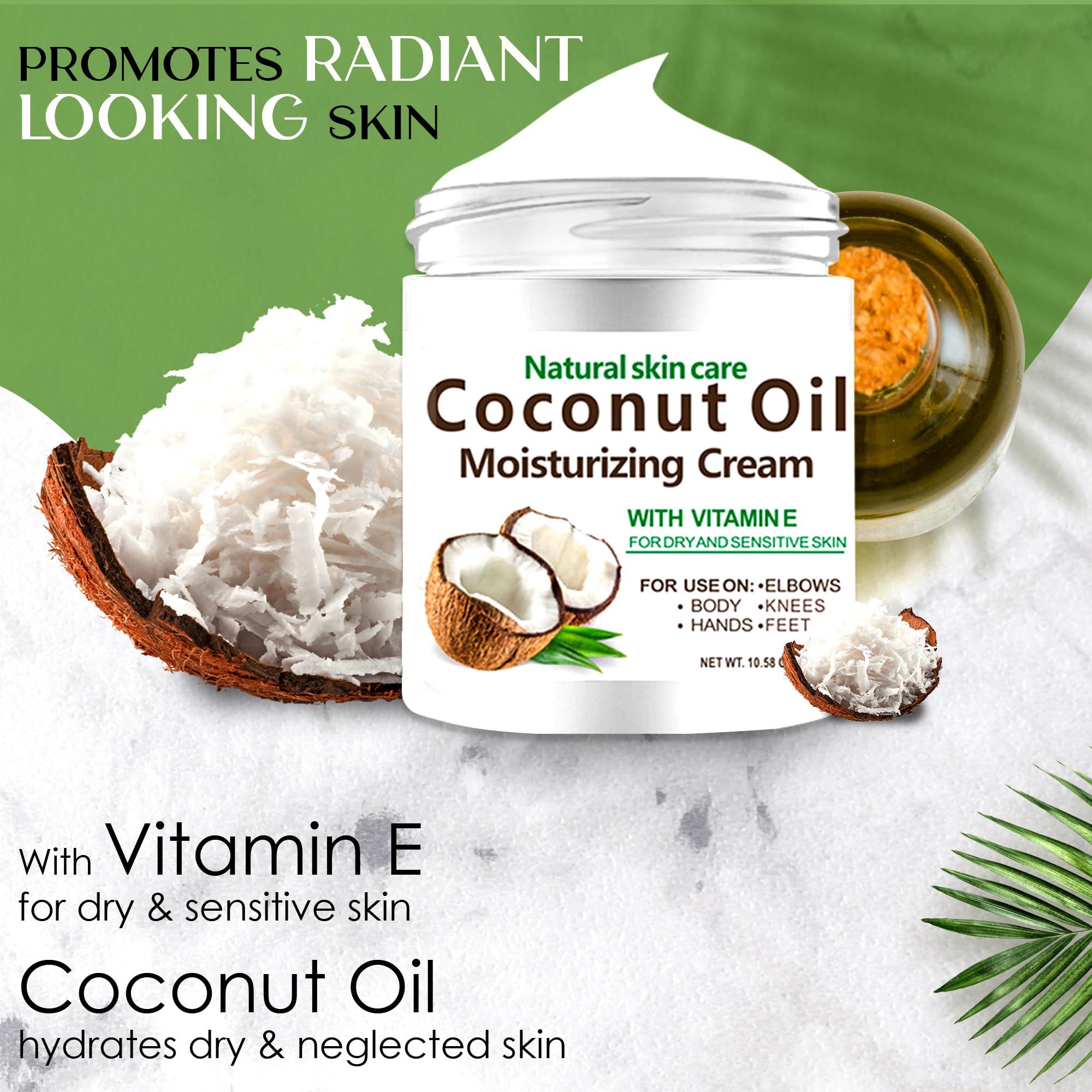 DR MEINAIER Creme coco, texture légère pour visage rapidement absorbée.