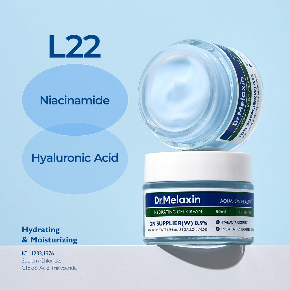 Dr.Melaxin Aqua Ion Plasma Hyaluronique 8-types - pénètre profondément pour une hydratation complète.