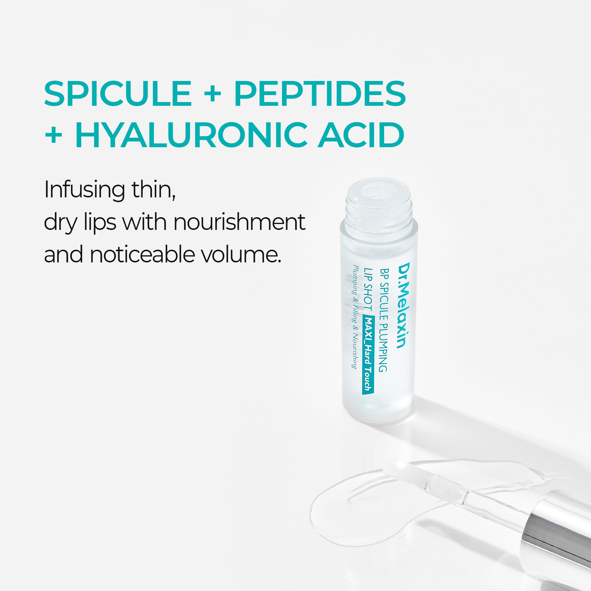 Dr.Melaxin BP Spicule Lip Shot application, glisse facilement sur les lèvres