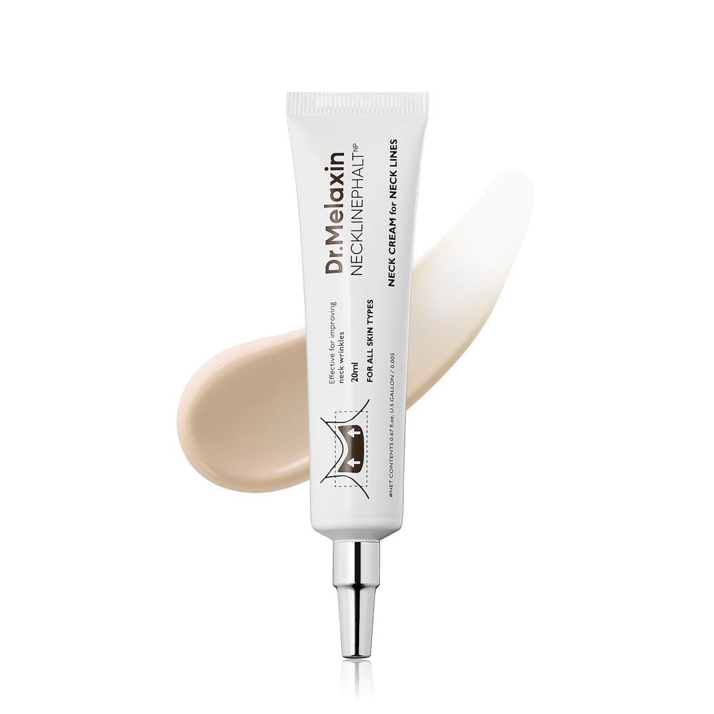 Dr Melaxin Necklinephalt crème pour le cou, texture prête à l application et soin quotidien