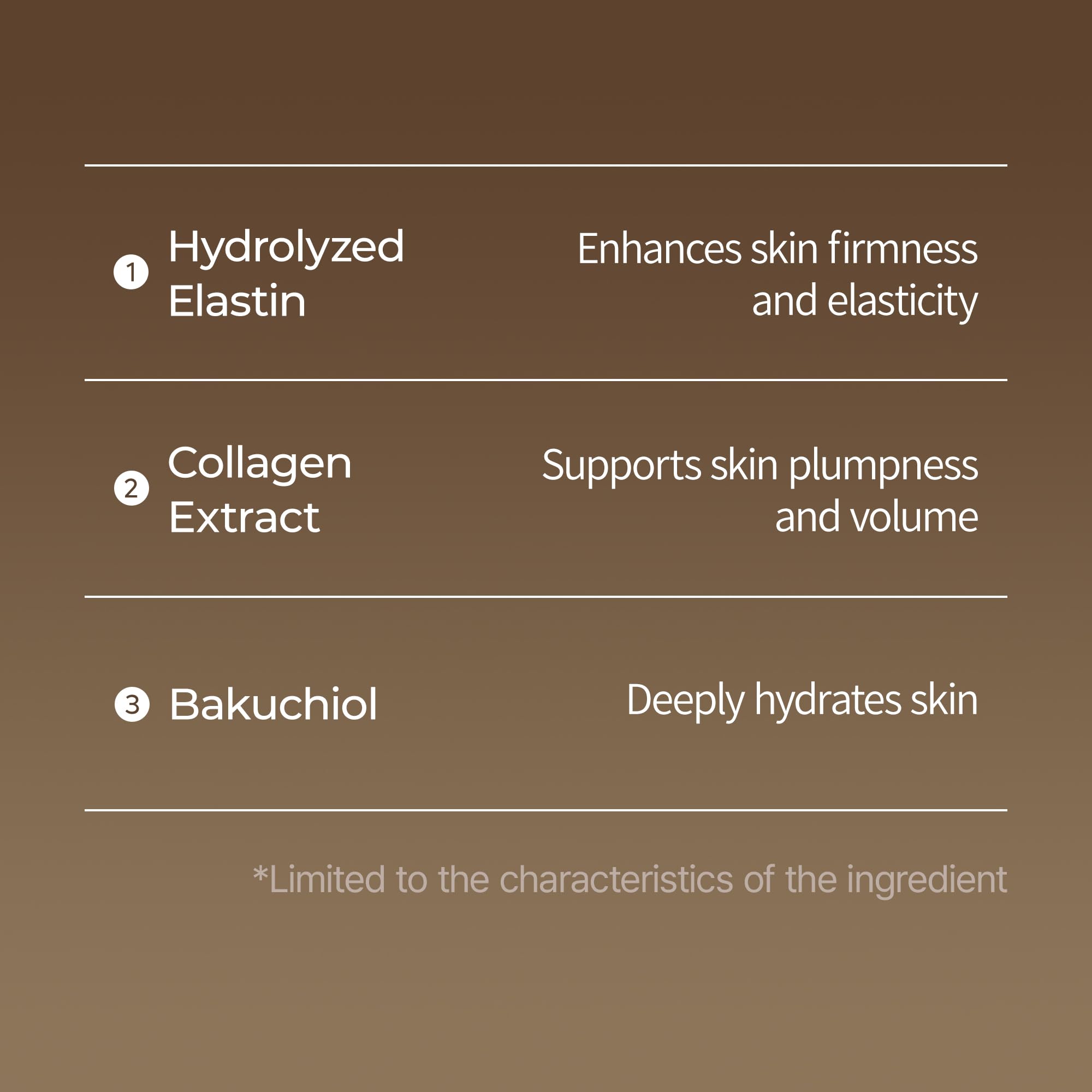 Dr Melaxin Necklinephalt ingrédient Linefill utilisé dans la formule