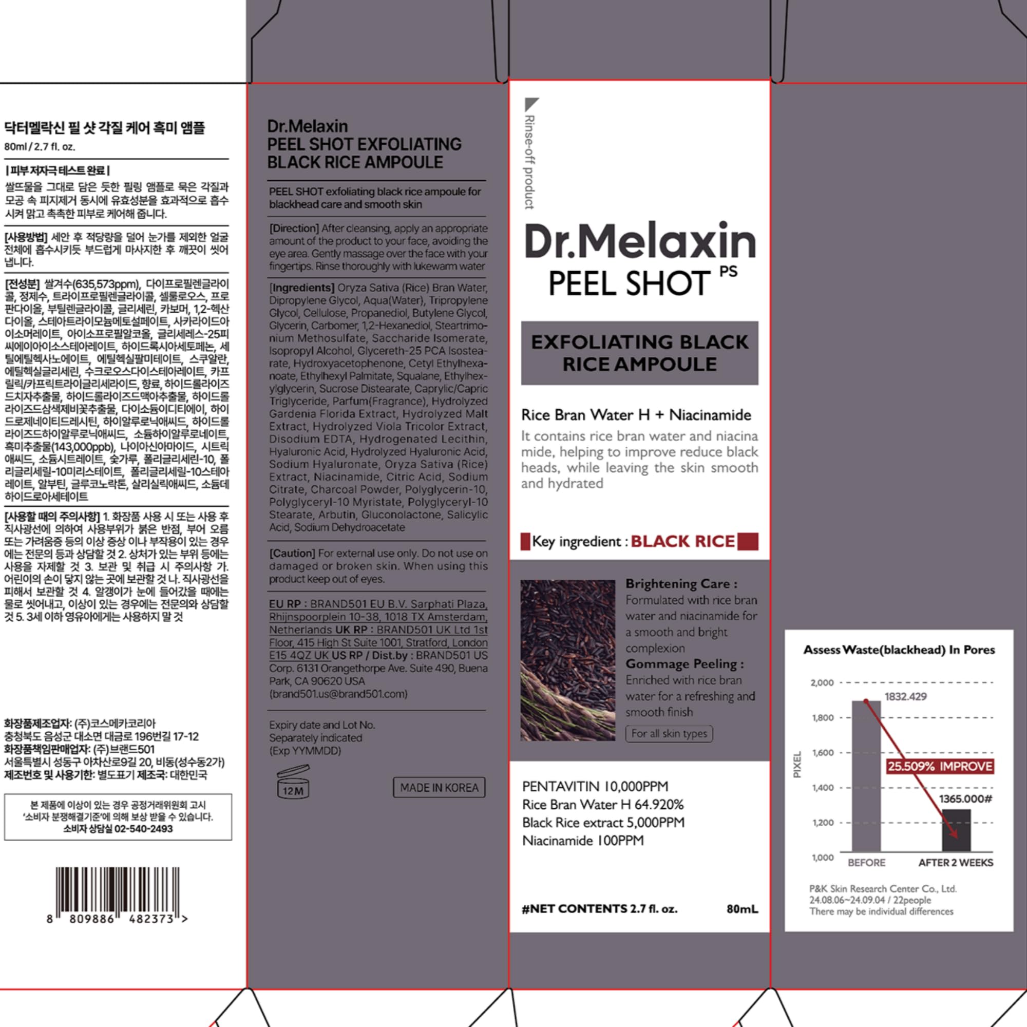 Exfoliation en profondeur sans irritation avec Dr.Melaxin Peel Shot Glow