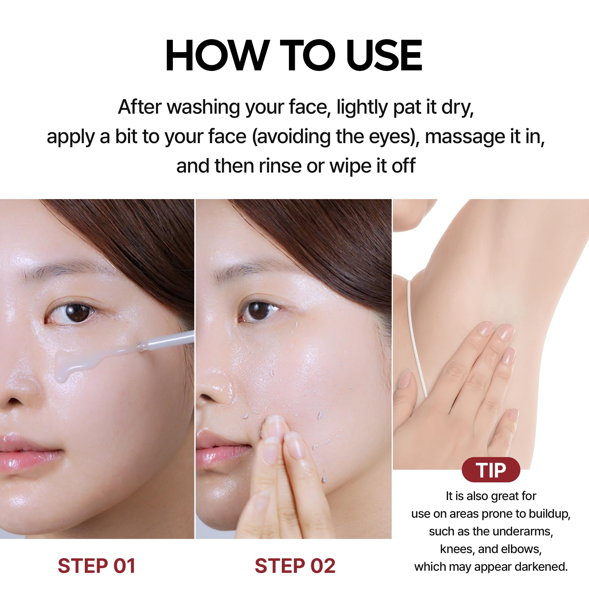 Système d’exfoliation multi-niveaux de Dr.Melaxin Peel Shot Glow.
