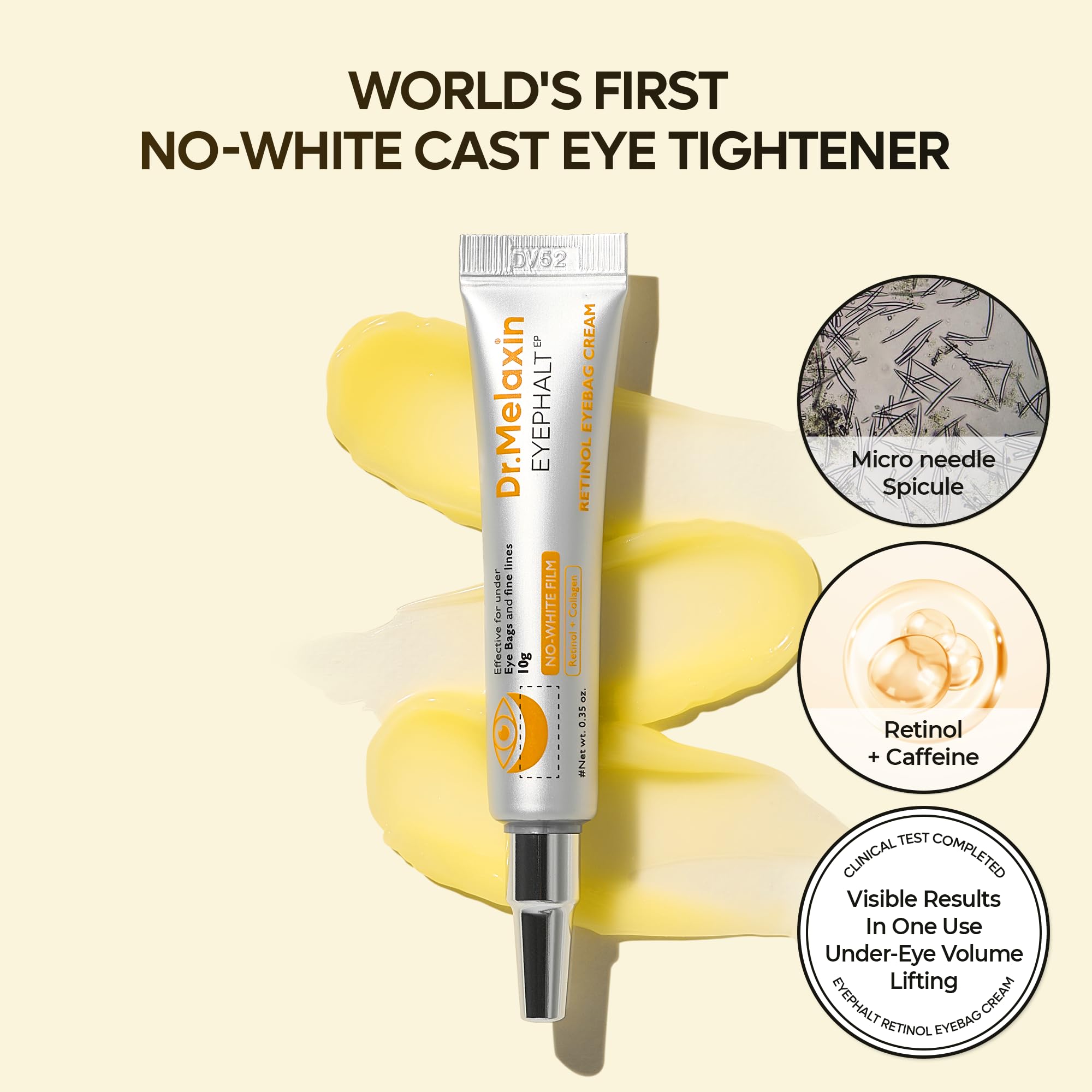 Dr.Melaxin Rétinol Yeux – Cernes atténués, regard plus lumineux.