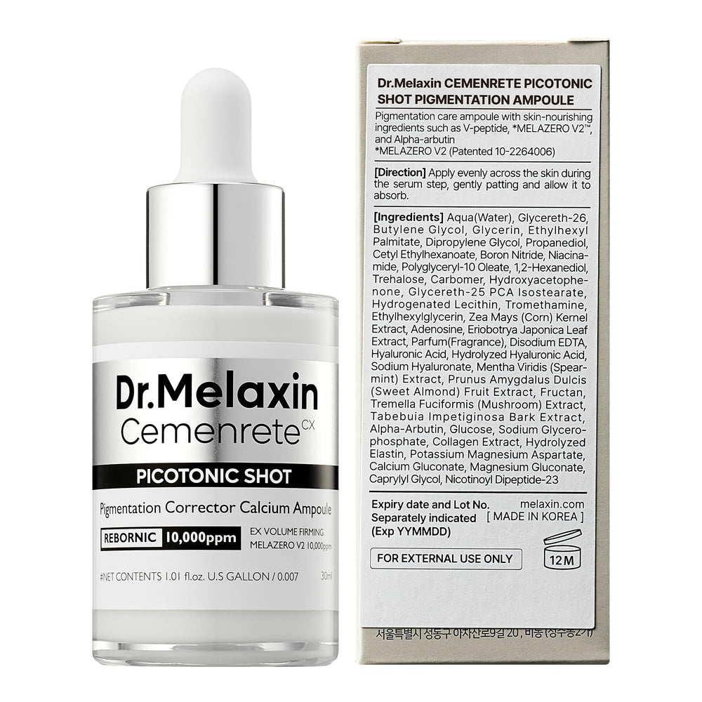 Dr.Melaxin Sérum Calcium Shot : intégré à votre routine beauté pour une clarté durable.