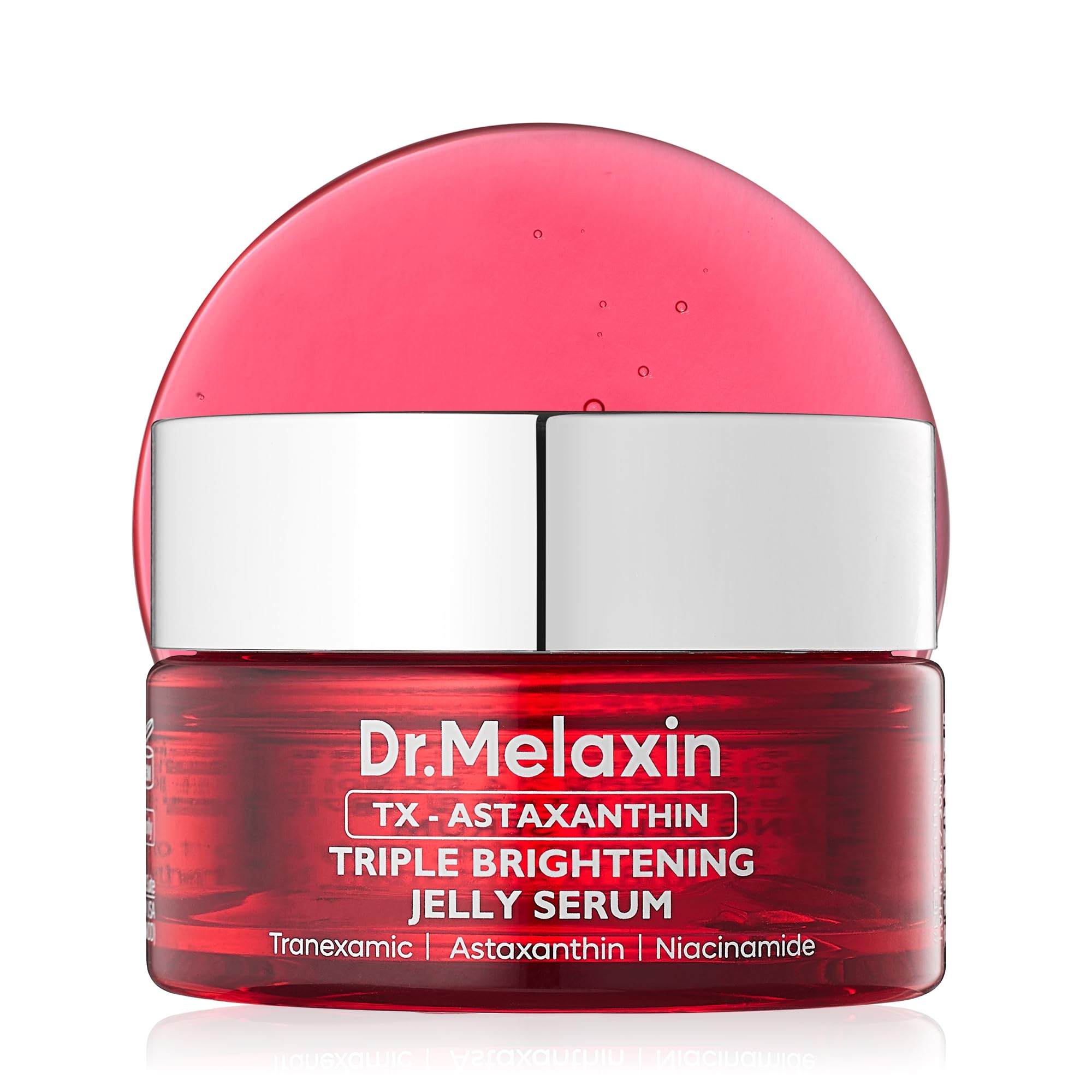 Dr.Melaxin TX Serum, bouteille élégante pour hydrater et teint uniforme.