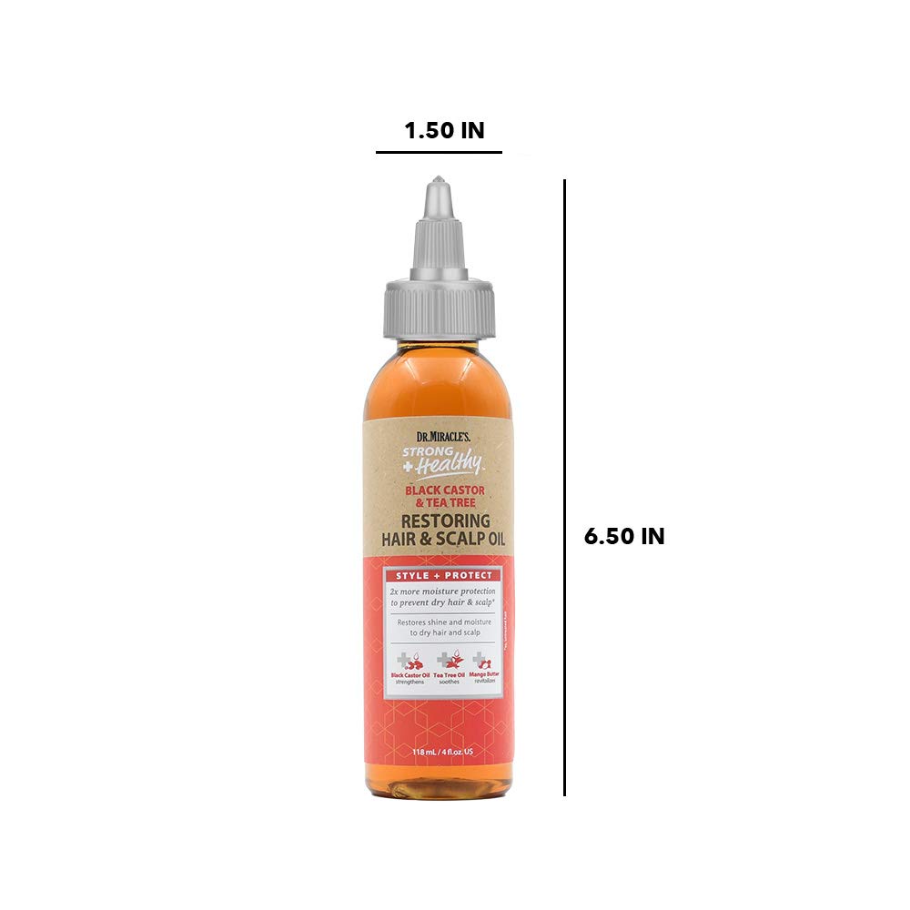 Dr. Miracle's huile-restauration-bouteille-120ml: format pratique pour la routine capillaire quotidienne.