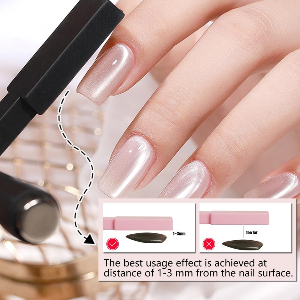 Dr.nail stylo magnétique: contrôle précis pour des effets cat eye personnalisés.