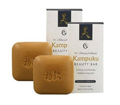 Kampuku Beauty Bar de Dr. Ohhira's Probiotics – 2-pack, hydratation naturelle et soin quotidien.