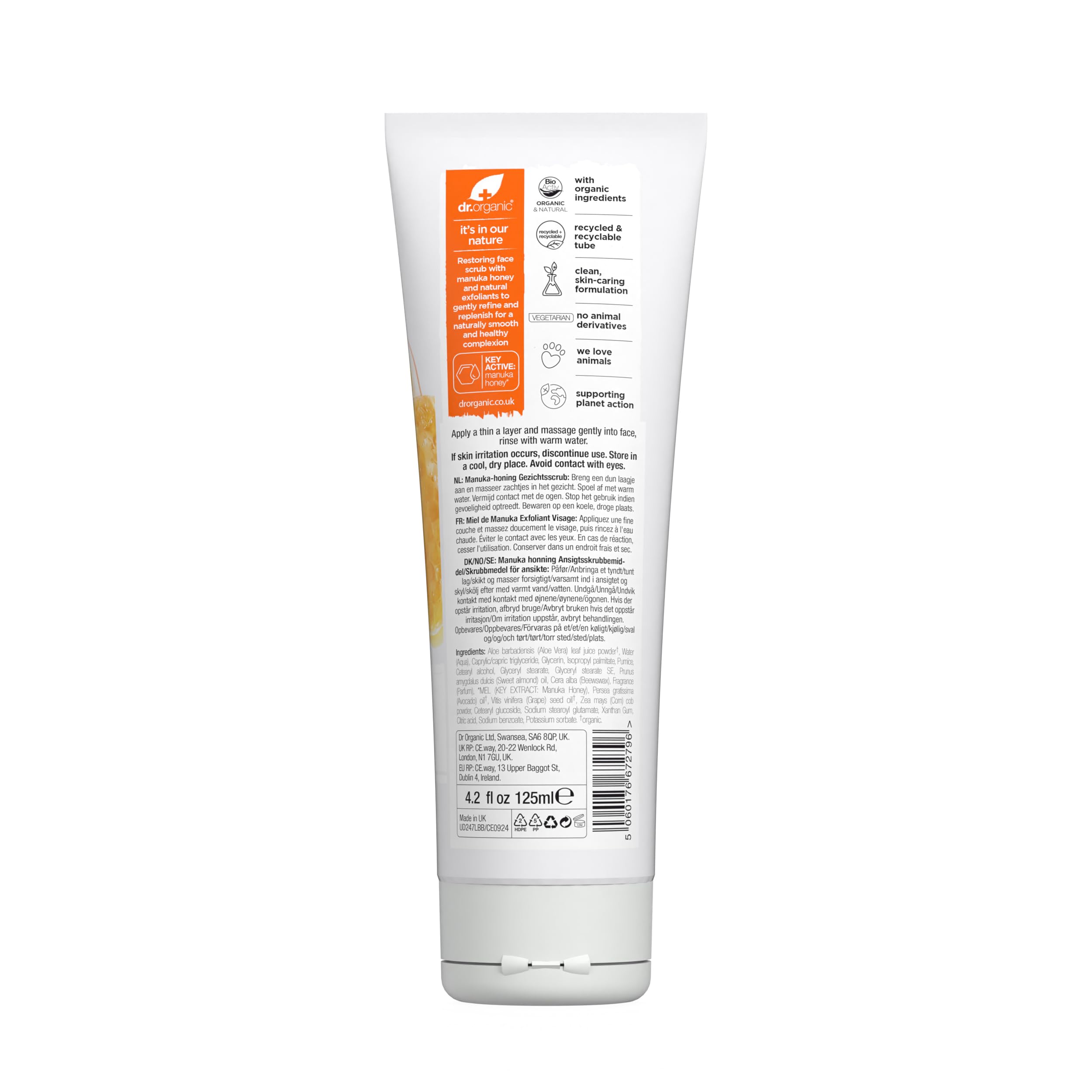 Texture granules doux gommage Manuka pour exfolier en douceur
