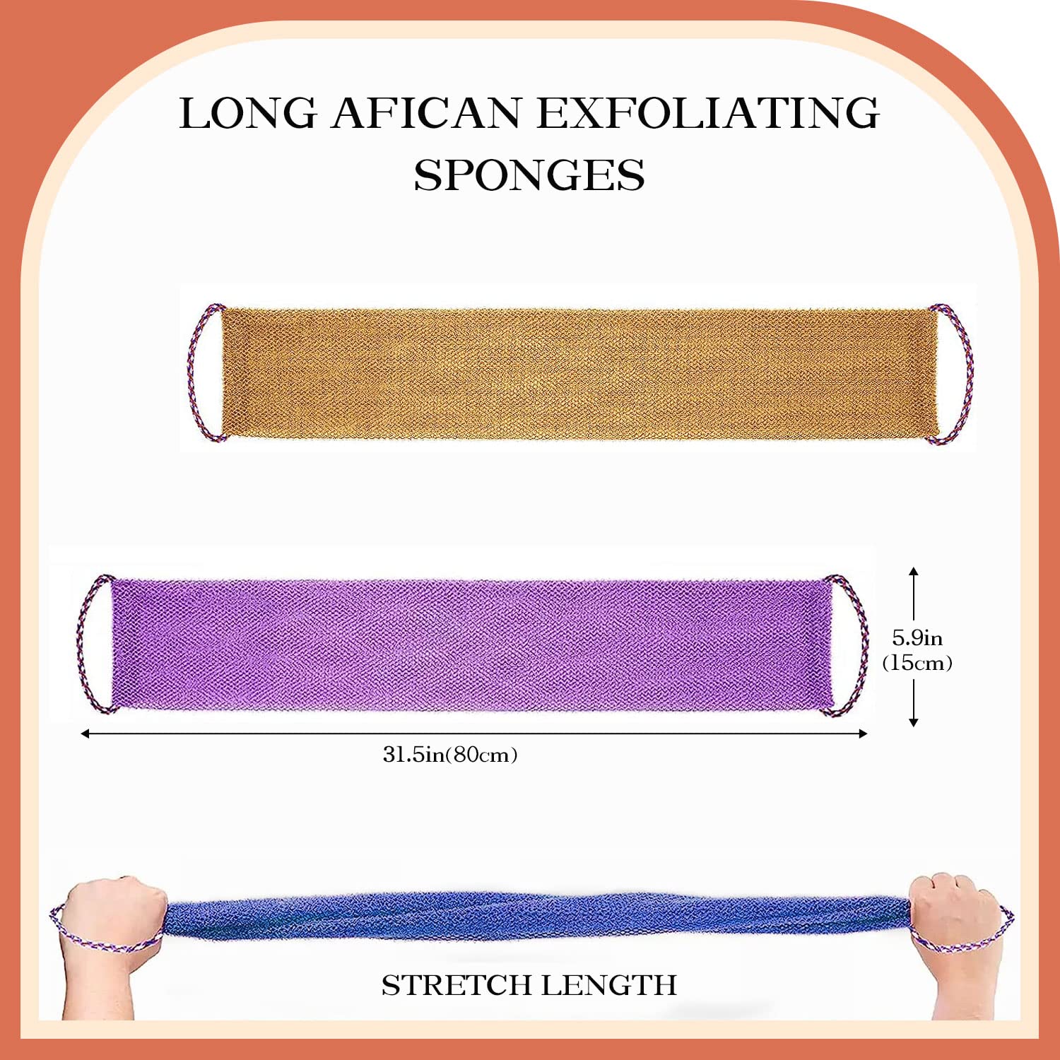Dr.Pedi éponge réseau africaine pour dos, douceur et efficacité.
