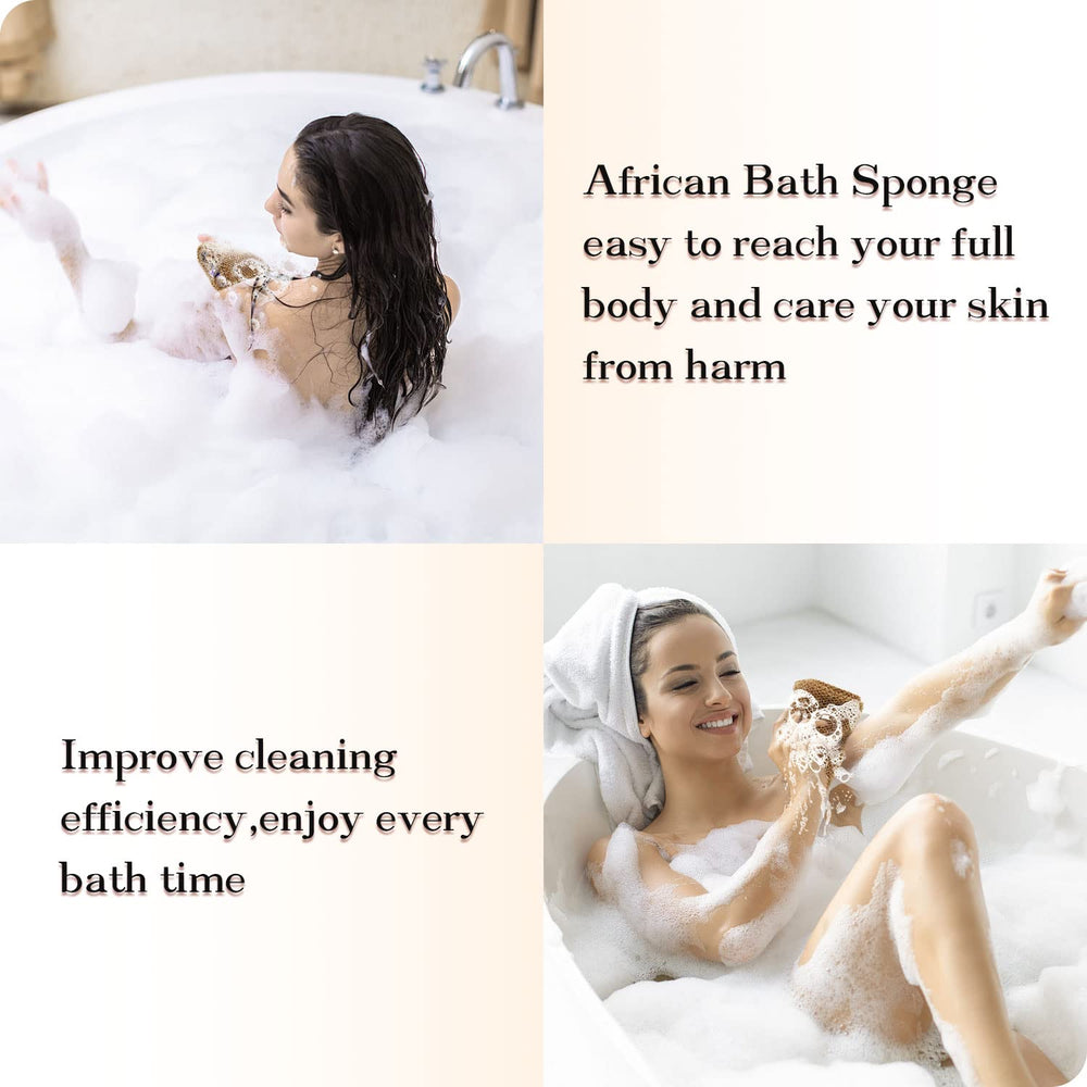 Dr.Pedi éponge réseau africaine triple pack, pratique et polyvalente.