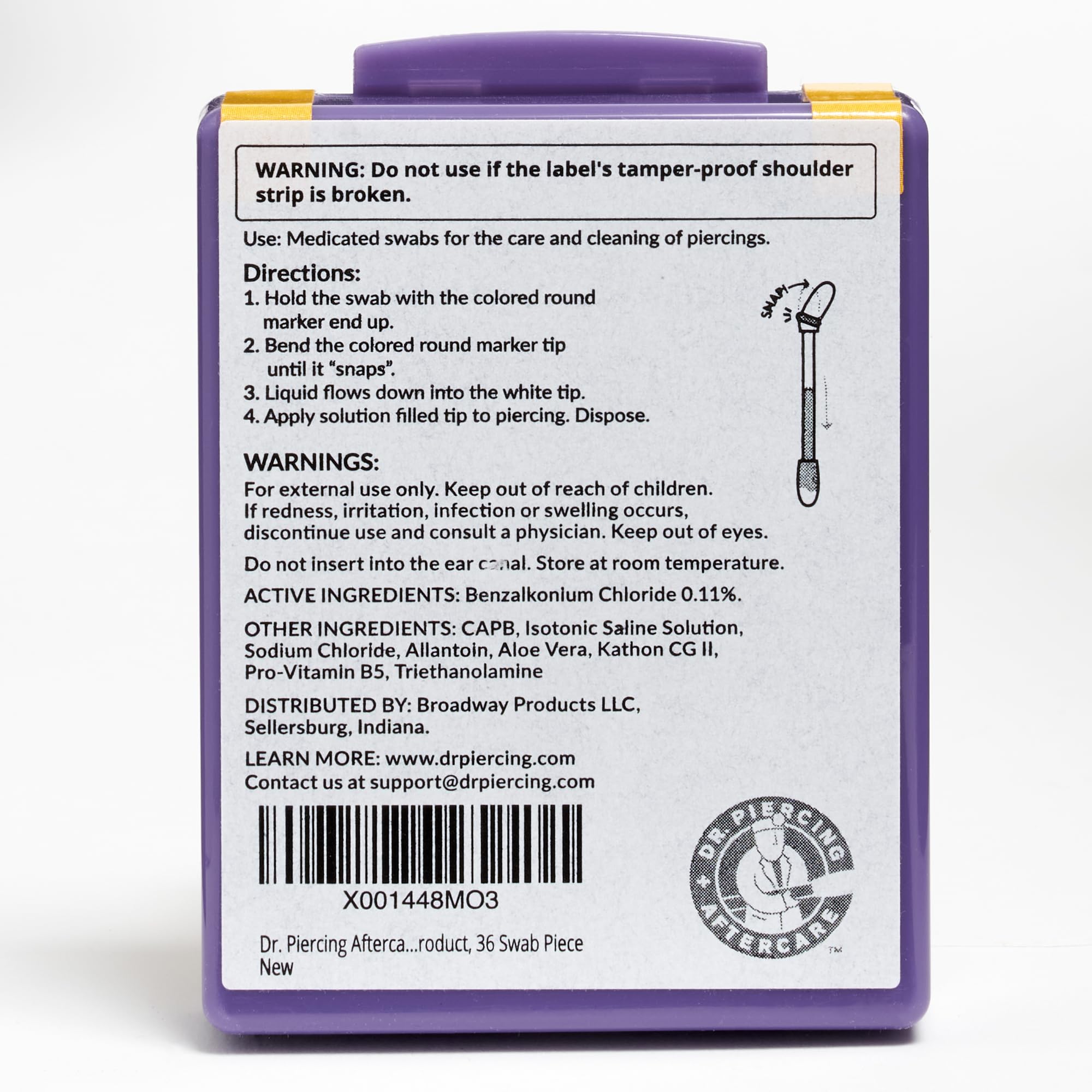DR. PIERCING AFTERCARE confiance communauté piercing depuis 2003