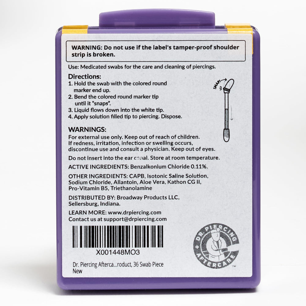 DR. PIERCING AFTERCARE confiance communauté piercing depuis 2003