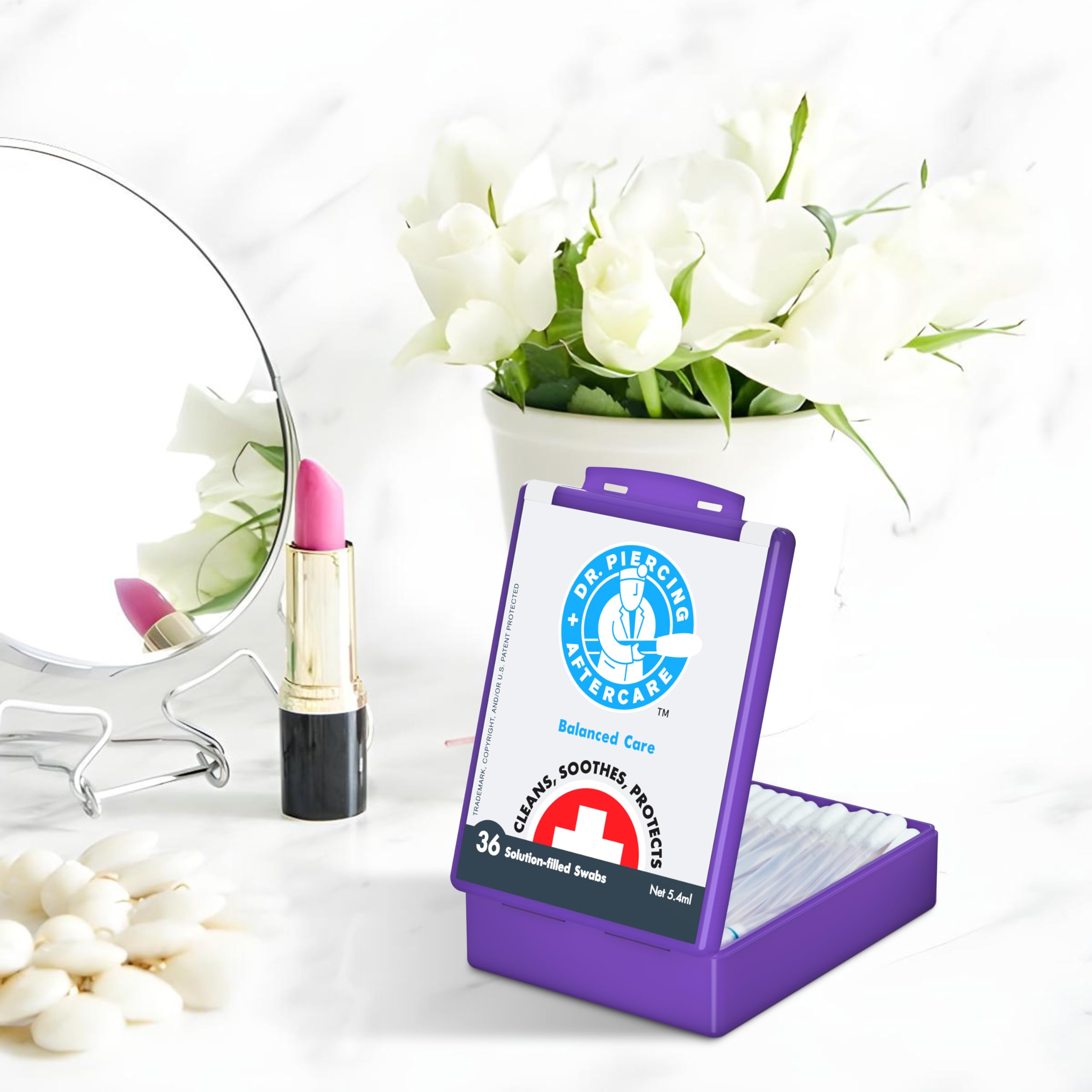 DR. PIERCING AFTERCARE solution-saline douce pour soins quotidiens