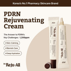 Texture gel légère de Dr. Reju-All PDRN, absorption rapide et sensation fraîche.