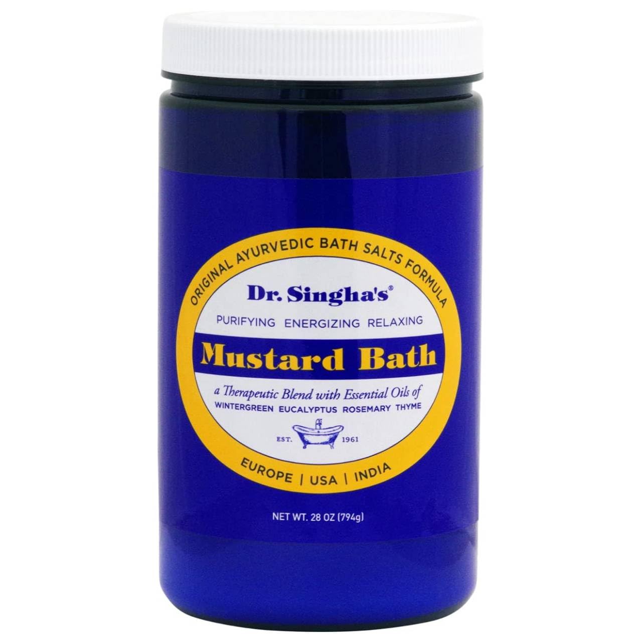 Dr. Singha’s bain à la moutarde – expérience aromathérapeutique à domicile relaxante.