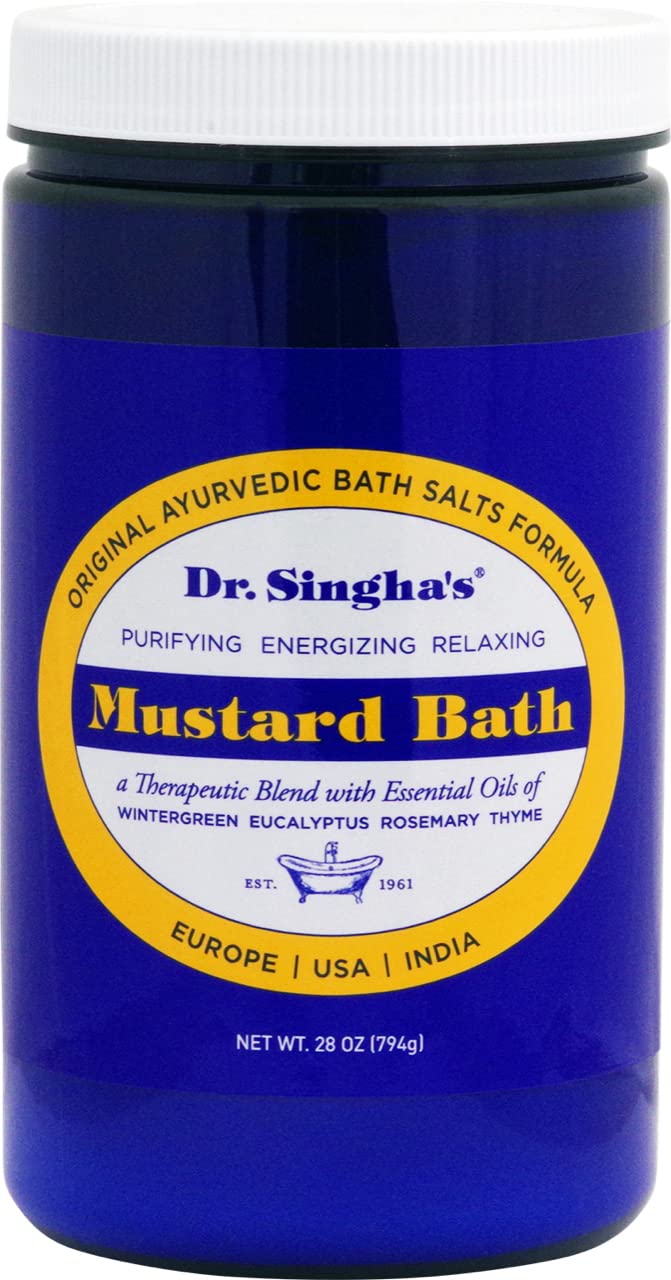 Dr. Singha’s bain à la moutarde – poudre pour bain apaisant.