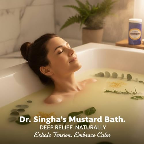 Dr. Singha’s bain à la moutarde – ingrédients naturels pour une expérience pure.