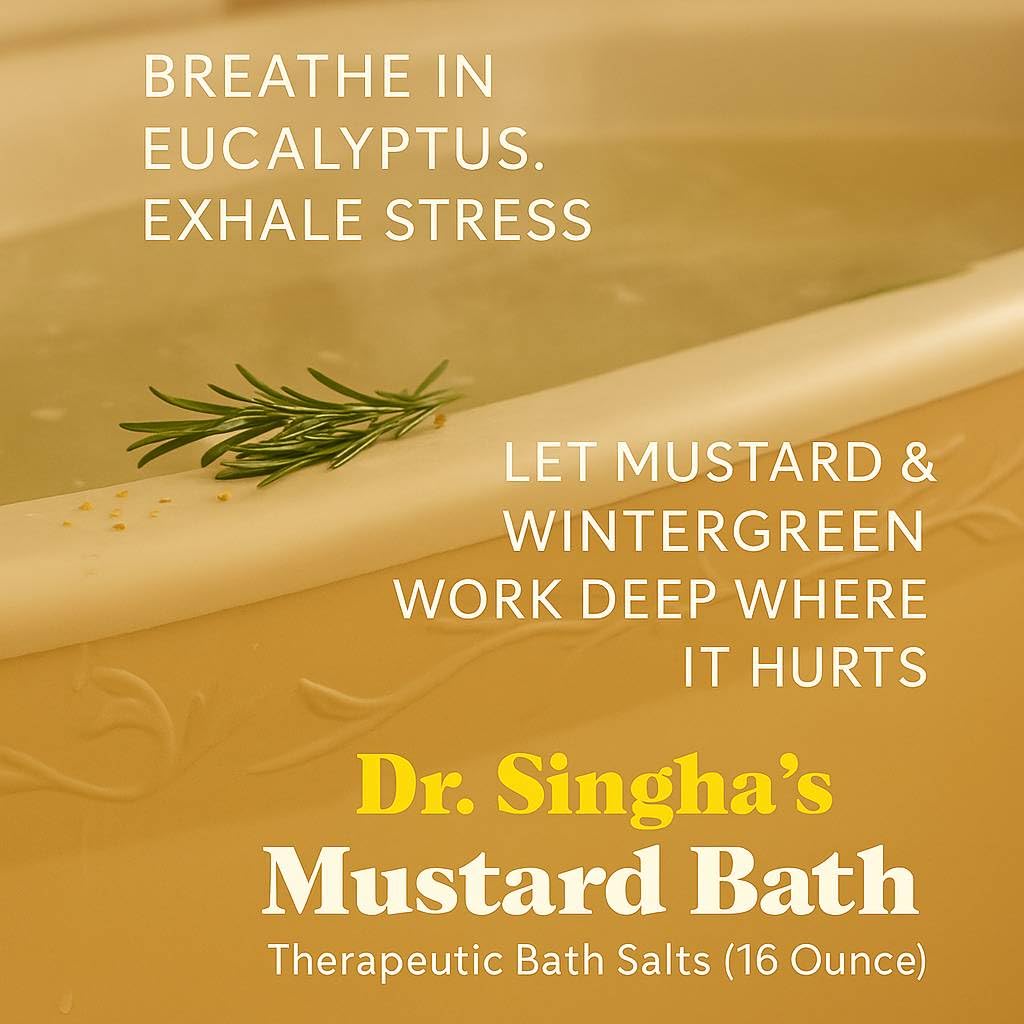 Dr. Singha's – sels detox, soutien détente après l'effort.