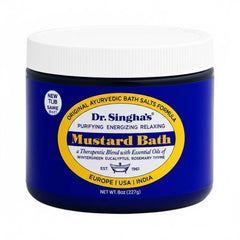 Dr. Singha's flacon de sels de bain moutarde pour relaxation et revitalisation