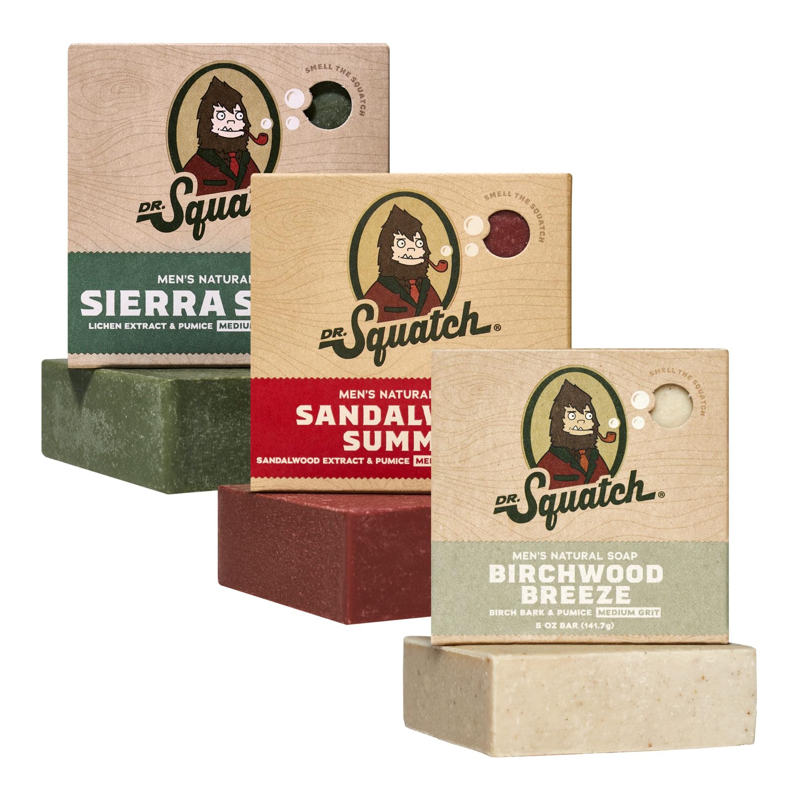 Dr. Squatch Sierra Storm : barre nettoyante au parfum frais et durable