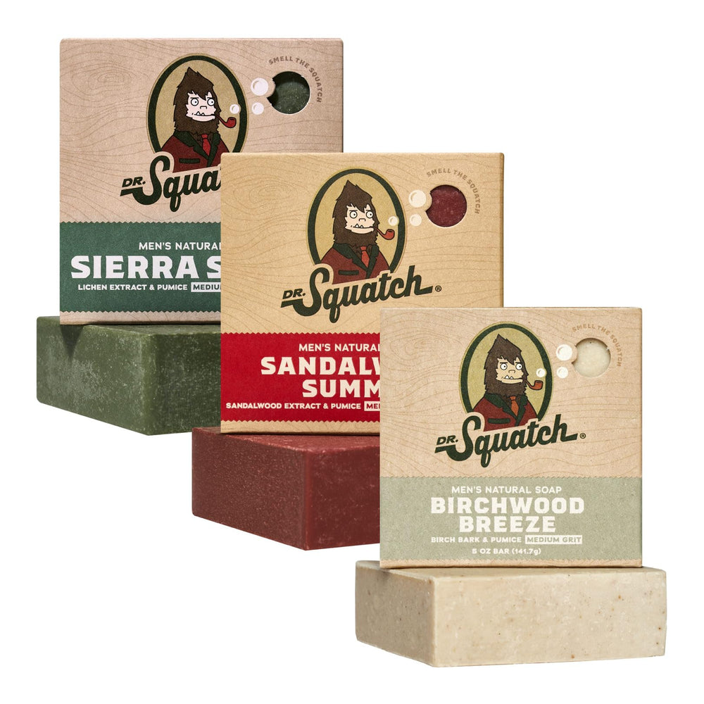 Dr. Squatch Sierra Storm : barre nettoyante au parfum frais et durable
