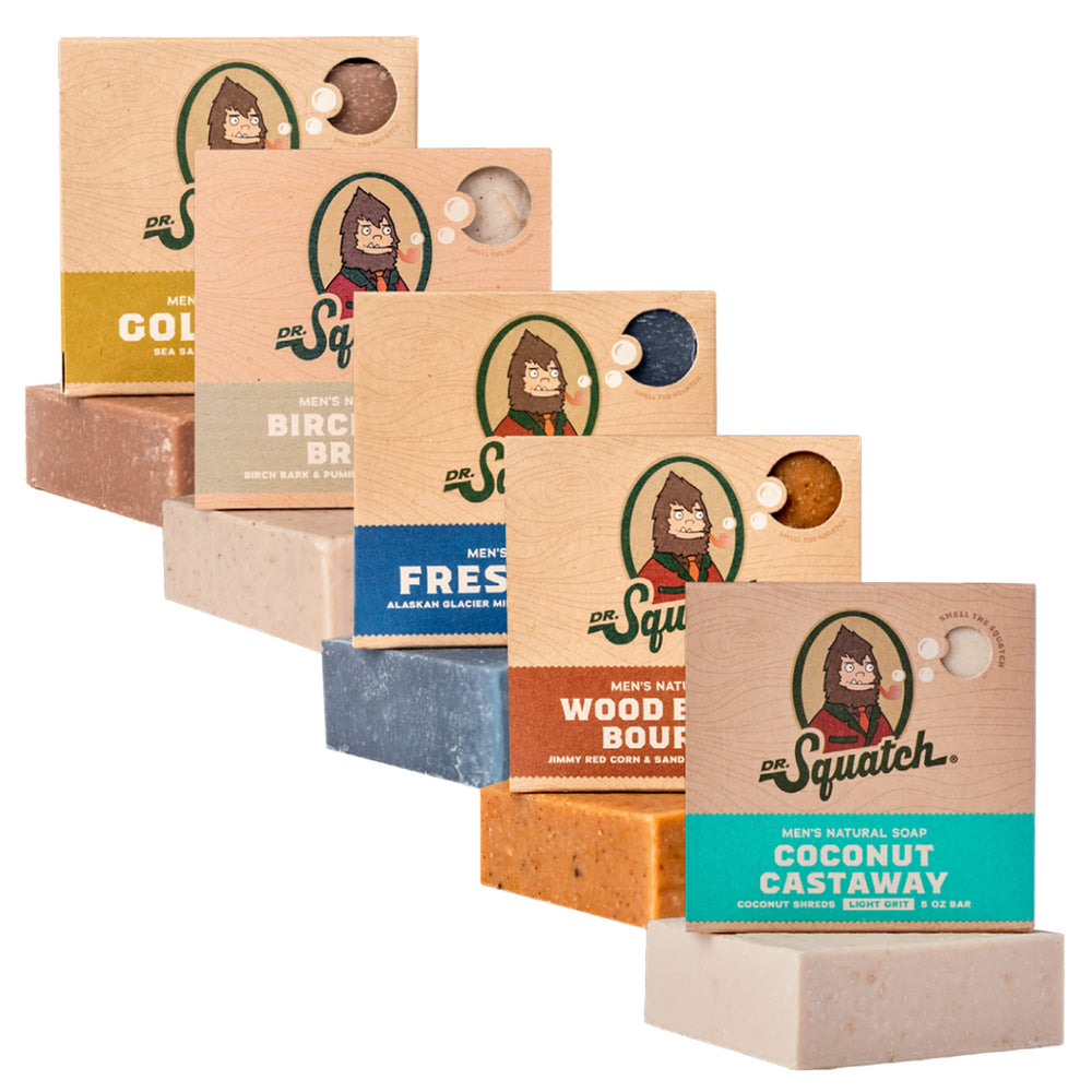 Dr. Squatch Coconut Castaway savon: fragrance tropicale et peau fraîche après la douche