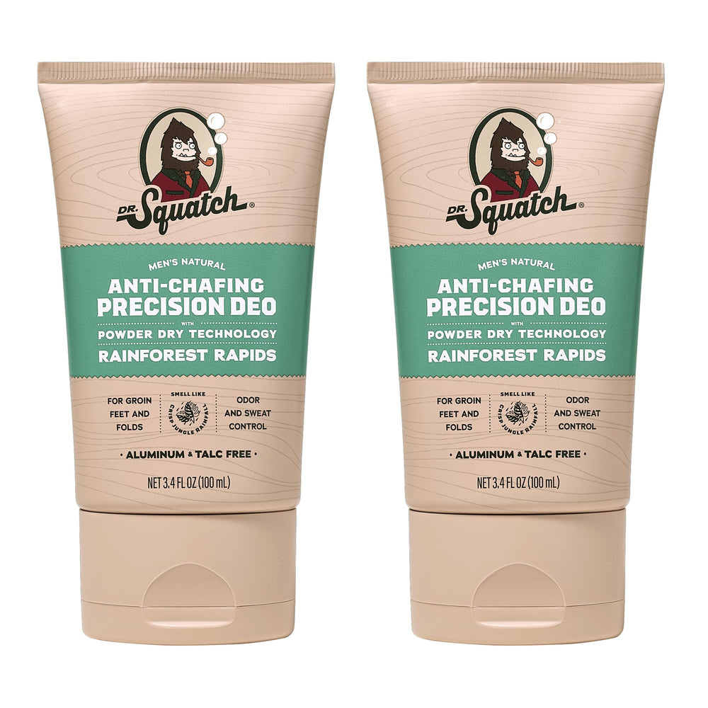 Dr. Squatch déodorant corporel homme application: texture légère qui sèche rapidement et contrôle l odeur