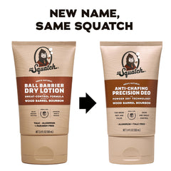 Dr. Squatch déodorant homme, application crème-poudre, sensation sèche.