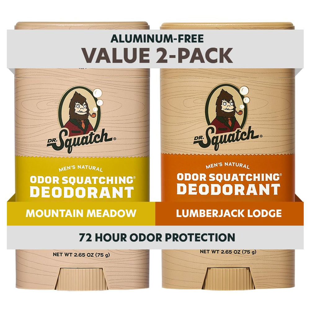 Dr. Squatch Déodorant Homme Fresh Falls, bâton, fraîcheur longue durée sans aluminium.