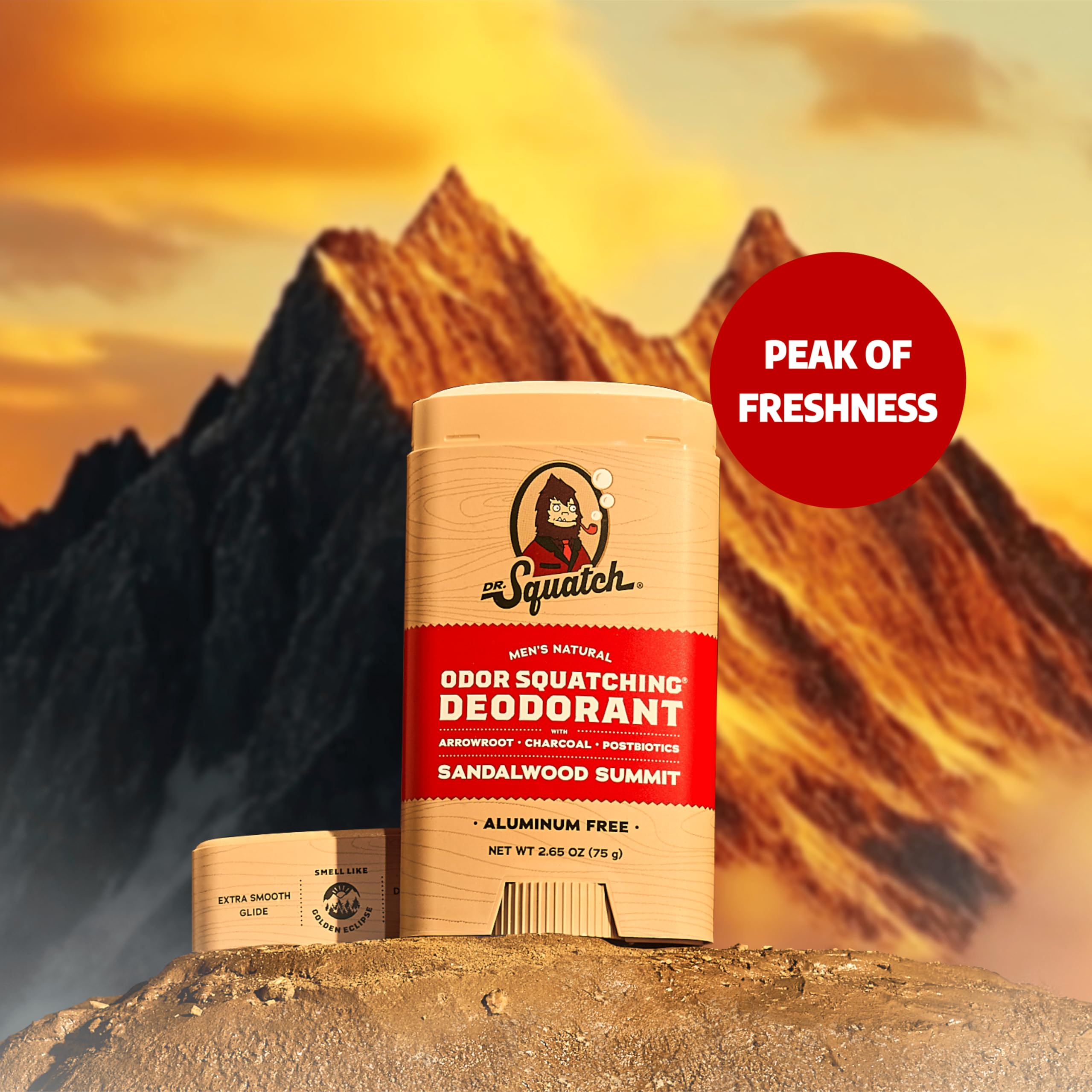 Dr. Squatch déodorant, application après douche pour fraîcheur durable.