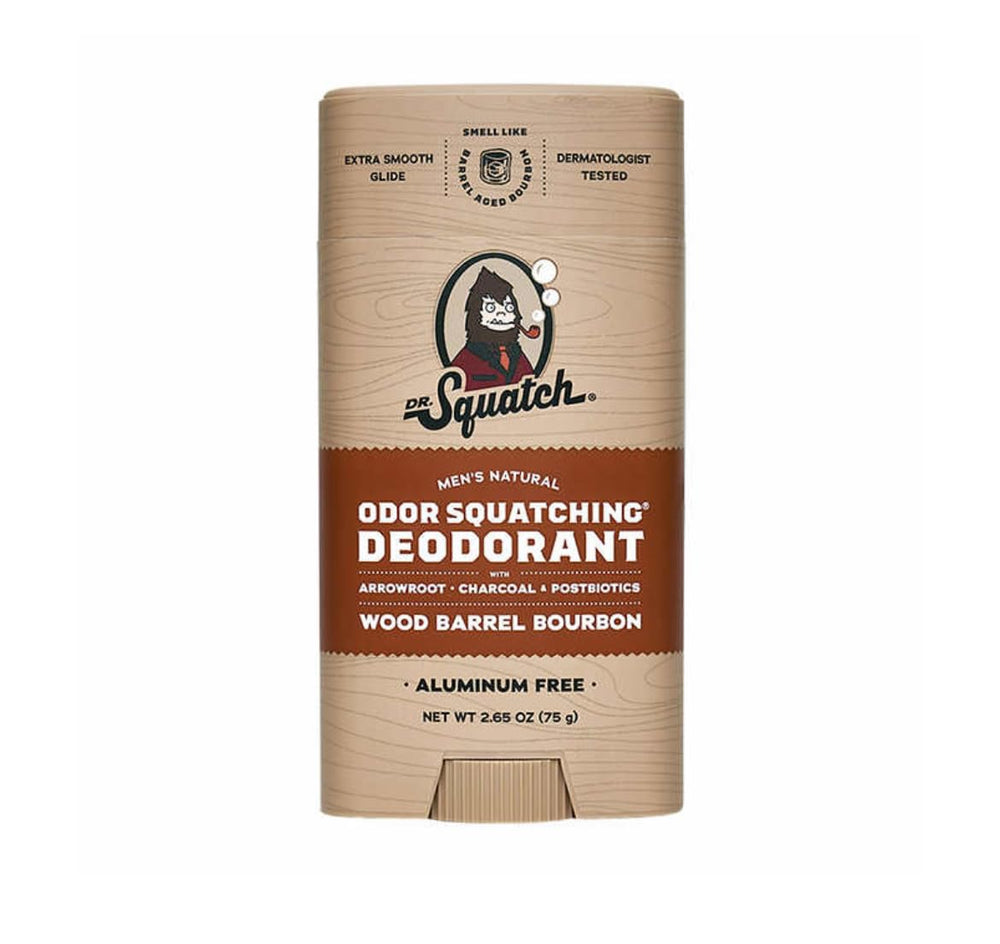 Dr. Squatch déodorant pour hommes, glisse douce au quotidien.