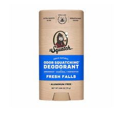 Dr. Squatch déodorant pour hommes, pack 3x75 g, emballage naturel et durable.