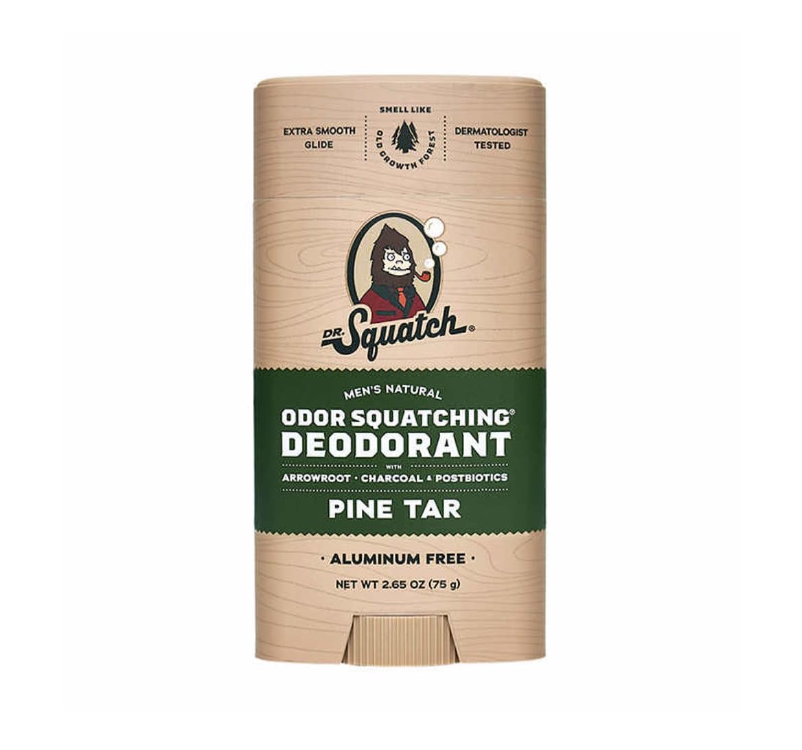 Dr. Squatch déodorant pour hommes, texture crème pour une application confortable.