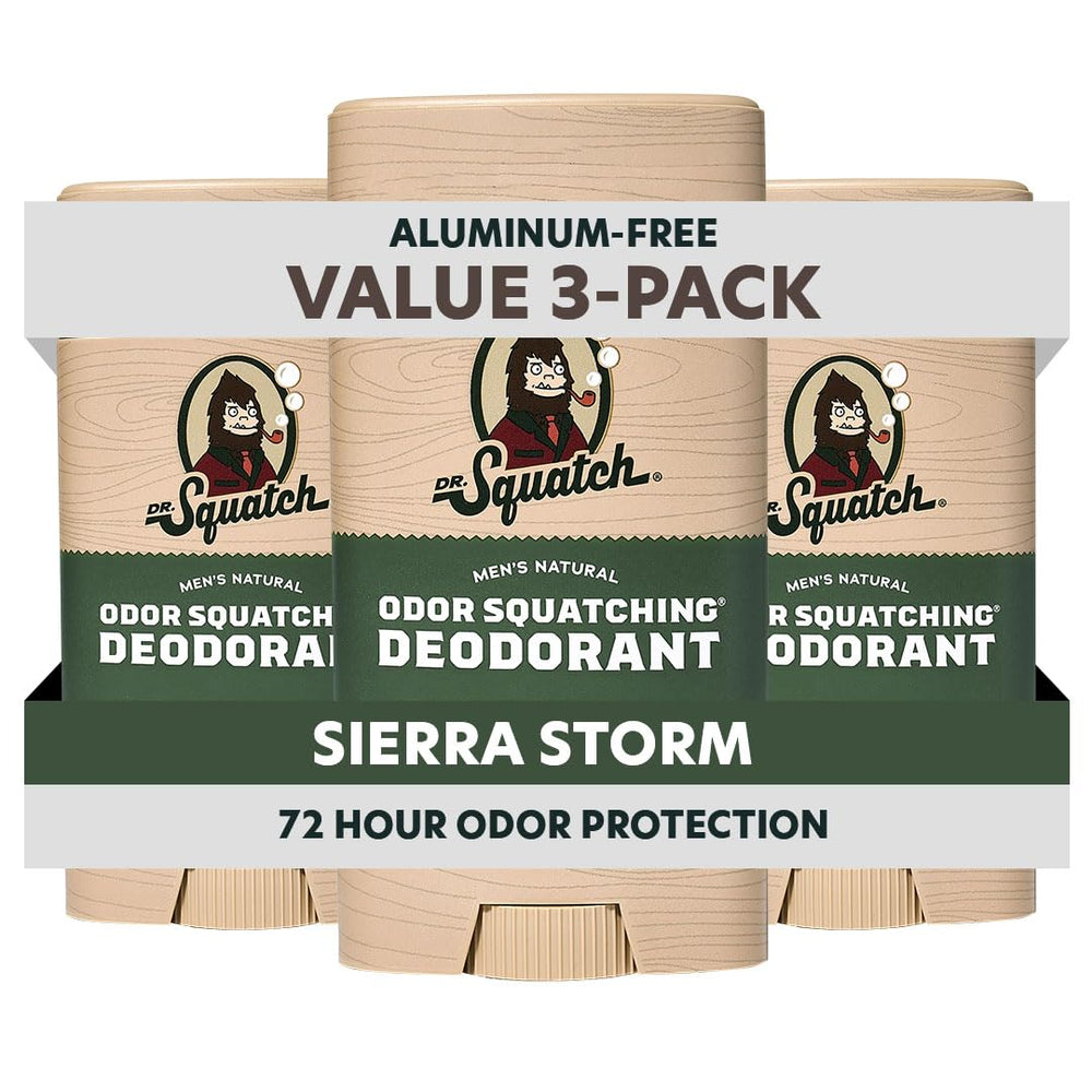 Dr. Squatch déodorant naturel pour homme, duo-pack sans aluminium
