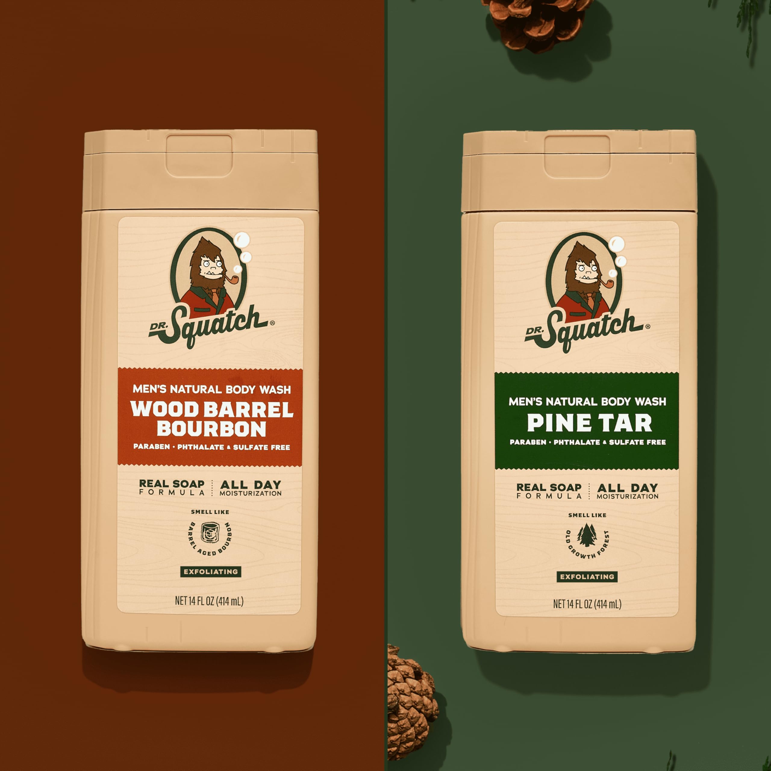 Dr. Squatch – emballage duo pratique pour deux douches.