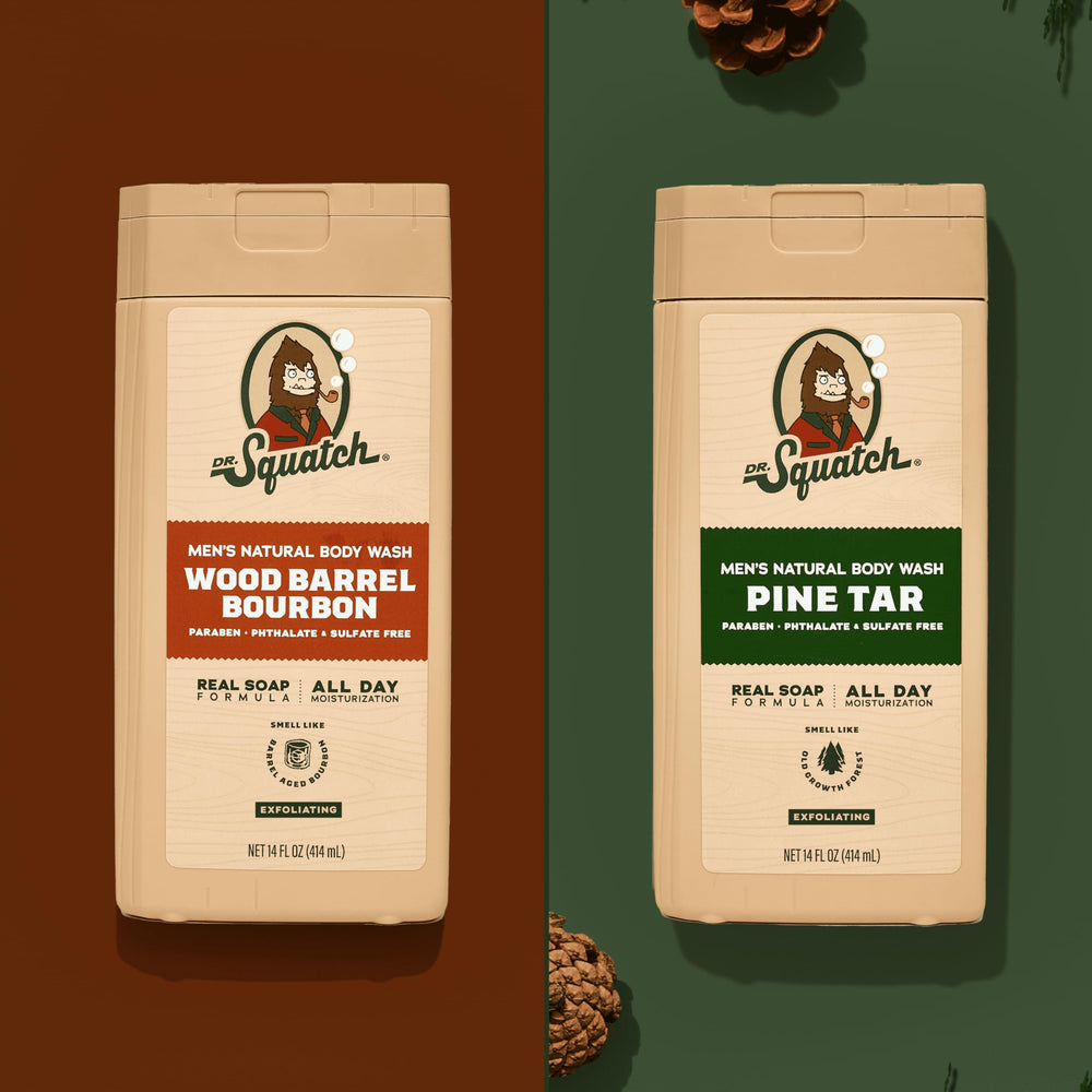 Dr. Squatch – emballage duo pratique pour deux douches.