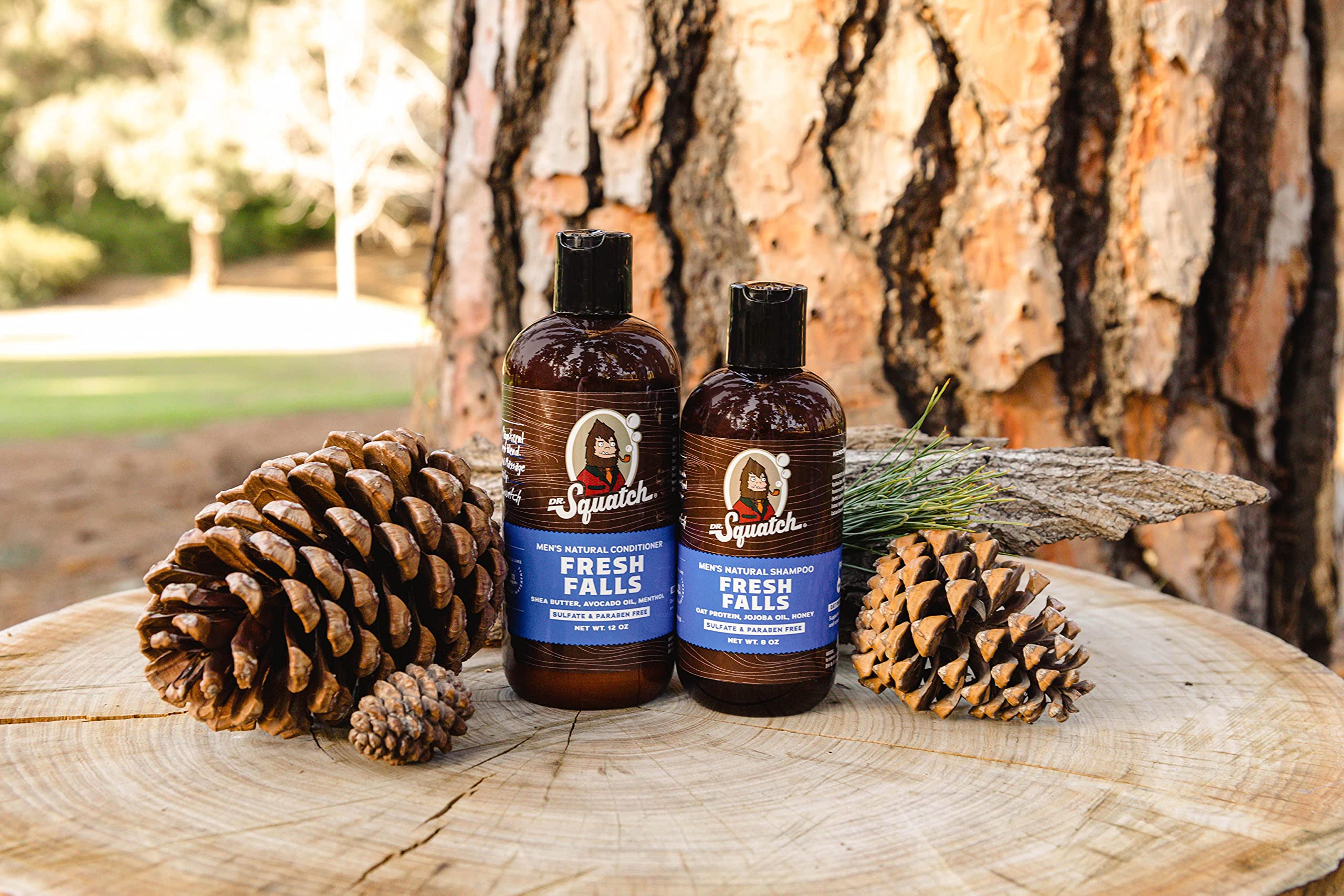 Dr. Squatch Fresh Falls Shampoo — mousse capillaire enveloppant les cheveux en douceur