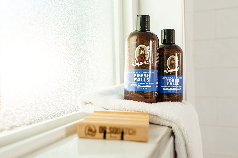 Dr. Squatch Fresh Falls Shampoo — parfum frais et naturel pour un rituel masculin