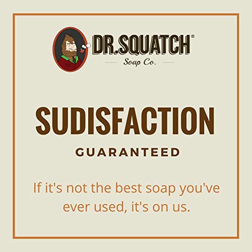 Dr. Squatch huiles naturelles d’olive et coco pour nourrir la peau.