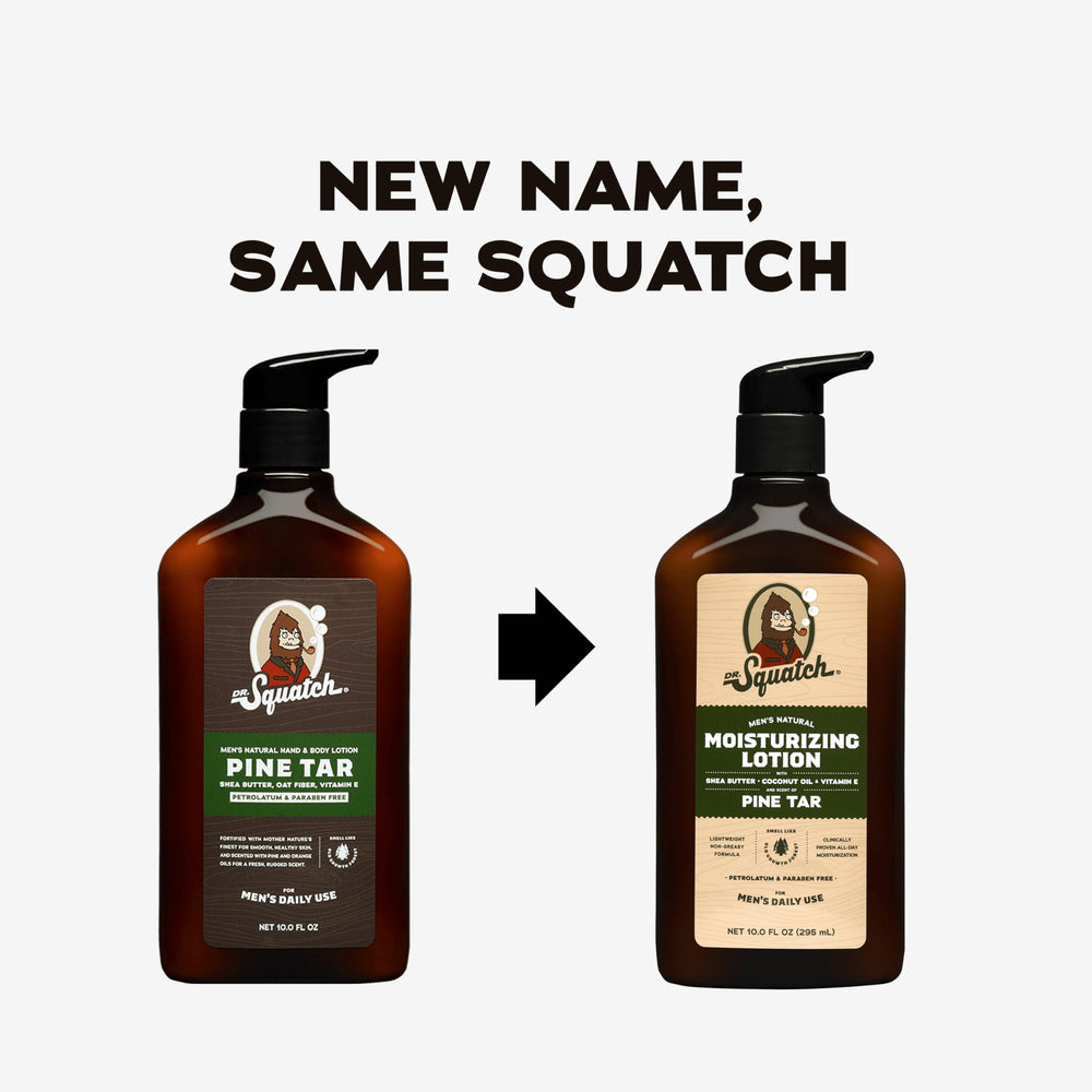 Ingrédients clés Dr. Squatch: beurre de karité, huile de coco et vitamine E.