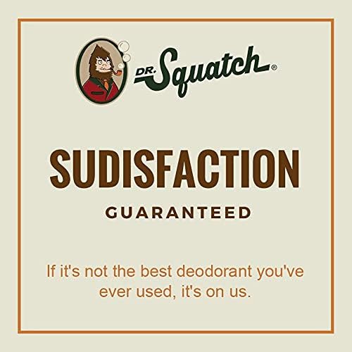 Ingrédients naturels visibles dans l’étiquette, Dr. Squatch.