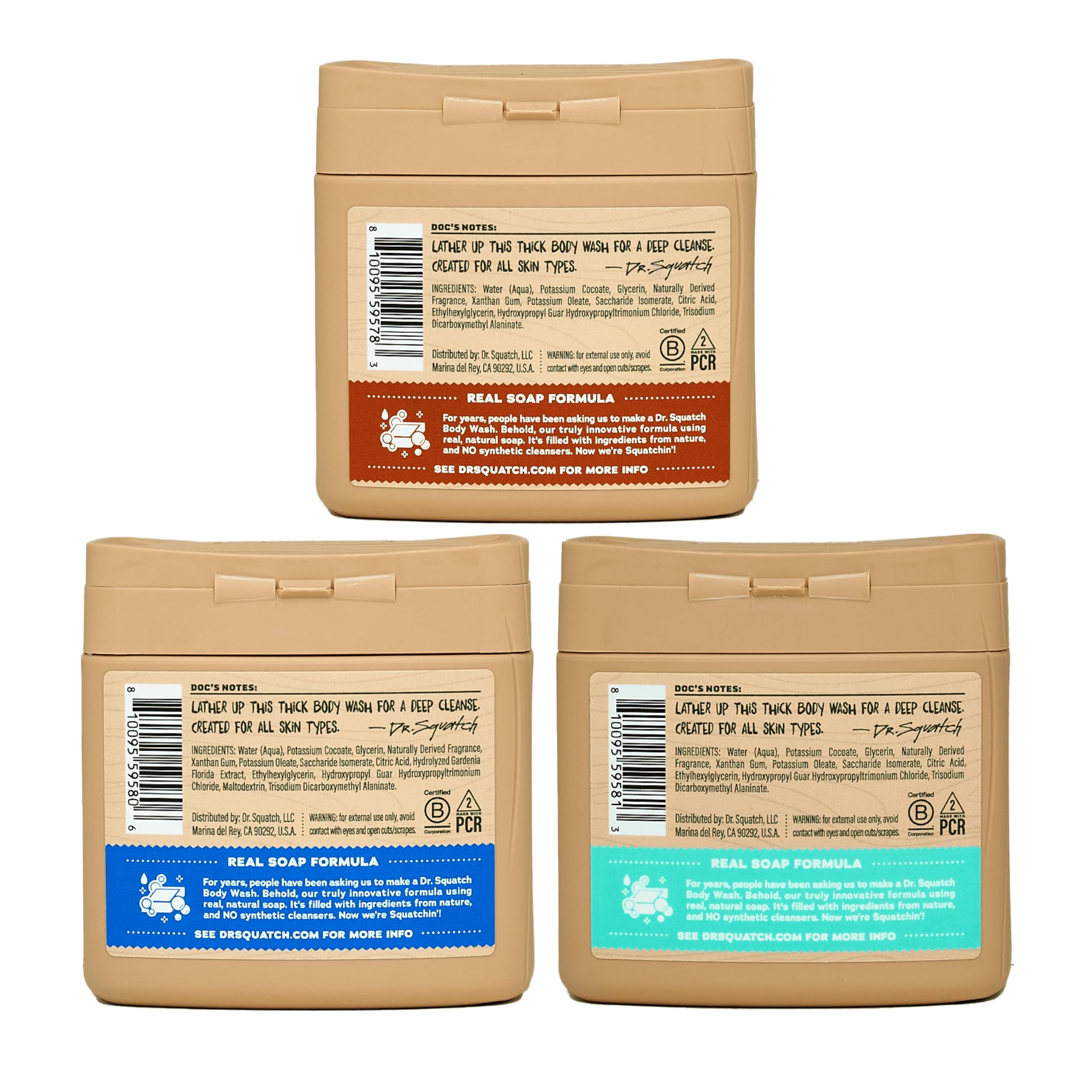 Dr. Squatch fraiches-cascades — mousse légère et parfum masculin durable.