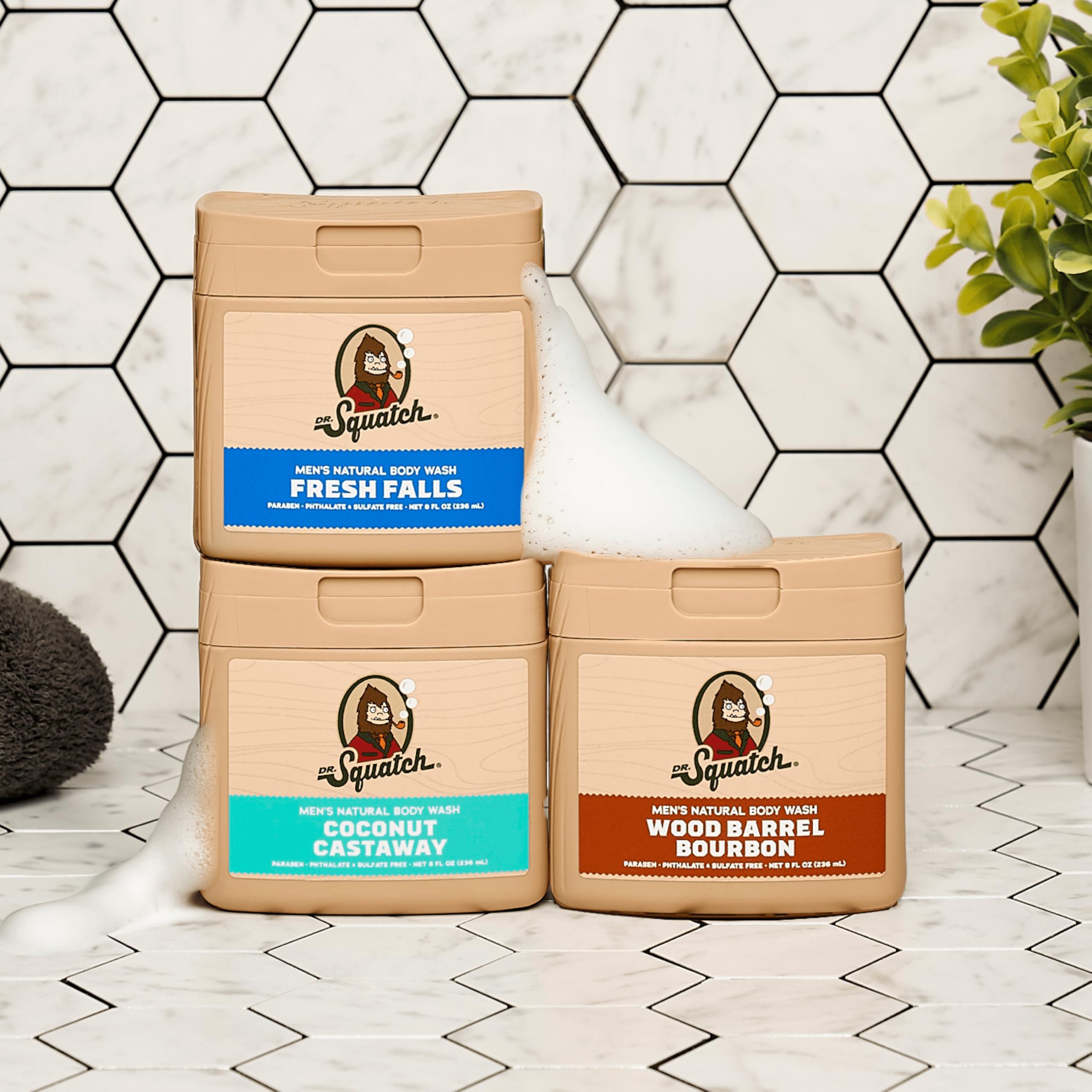 Dr. Squatch test-dermatologique — douceur pour la peau et faible irritabilité.