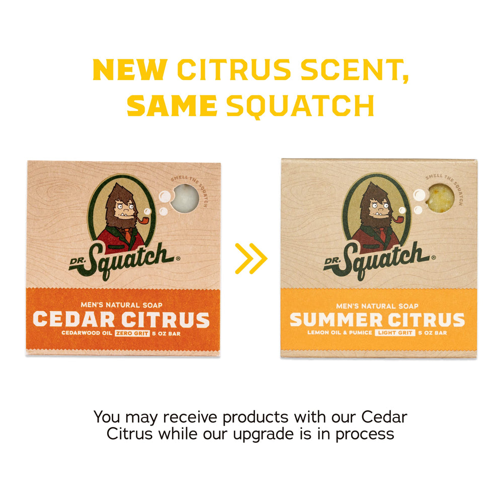 Dr. Squatch pack 5 barres: cadeau pratique pour routine masculine