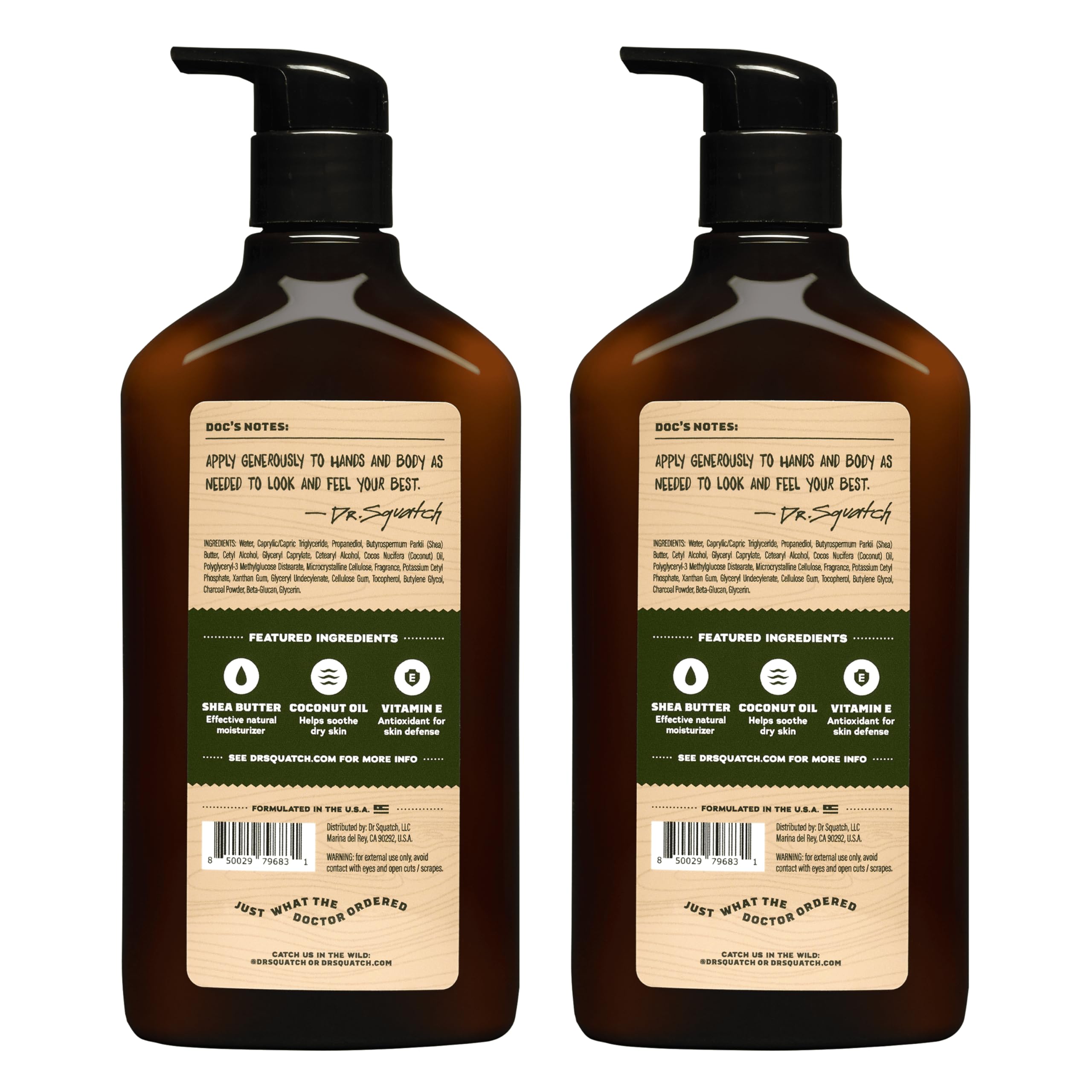 Pack double Dr. Squatch, prêt pour votre routine masculine.