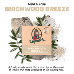 Dr. Squatch Savon Cedar Citrus, parfum boisé et énergie matinale.